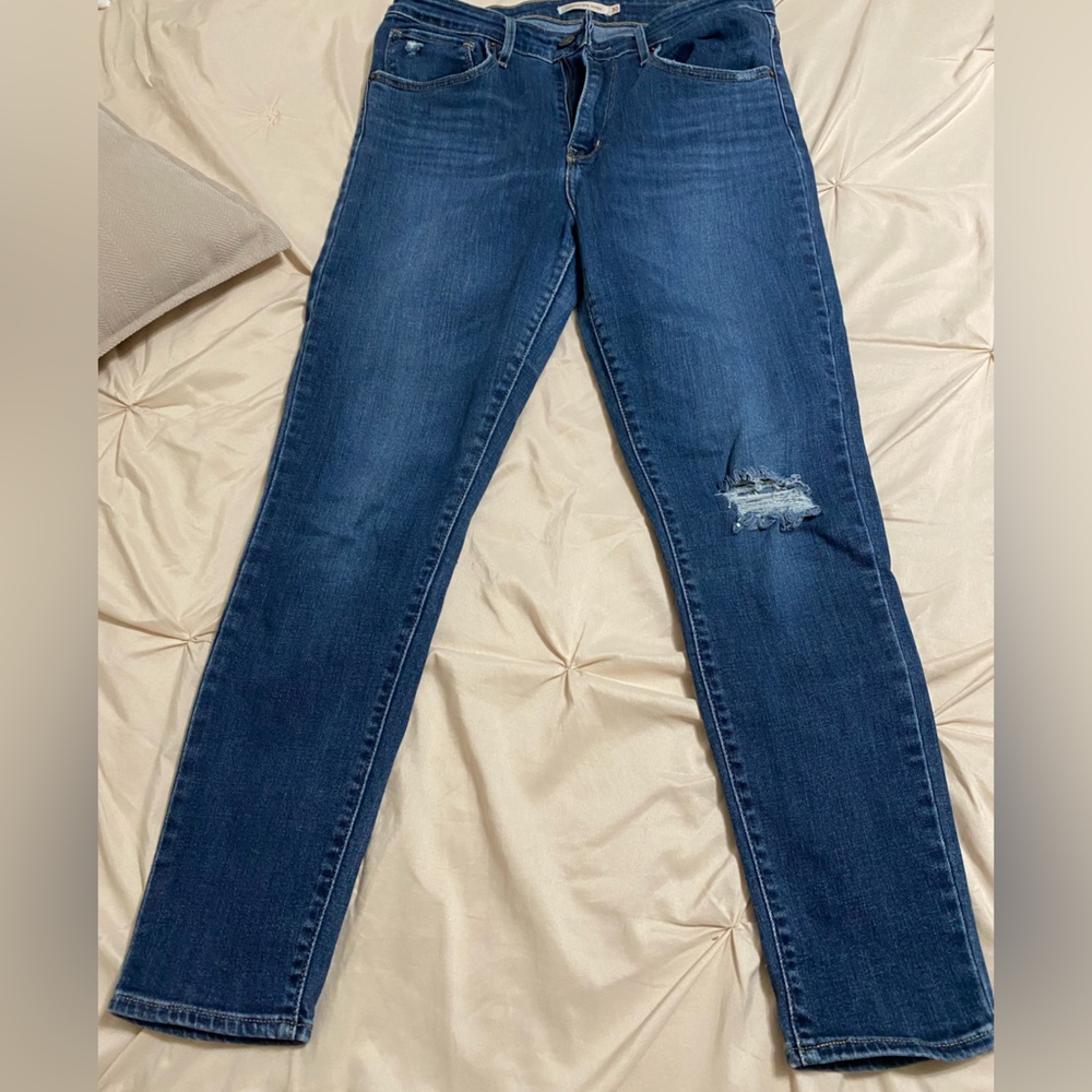 Levi's Women's Skinny Jeans - Dark Blue